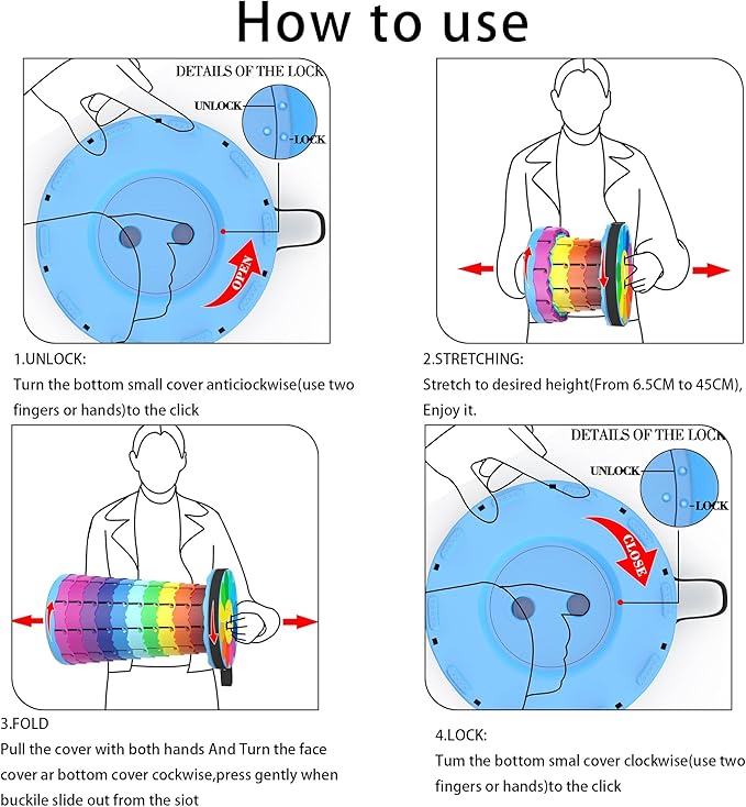 Asiento plegable portátil, retráctil y telescópico para adultos, resistente, capacidad de 200 libras, para acampar, senderismo, jardín, Conciertos, con bolsa