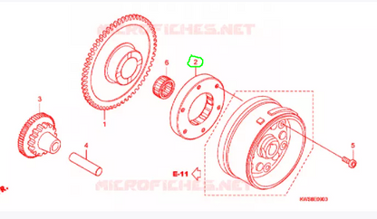 BENDIX HONDA CB160F REFERENCIA 28120-KPH-701