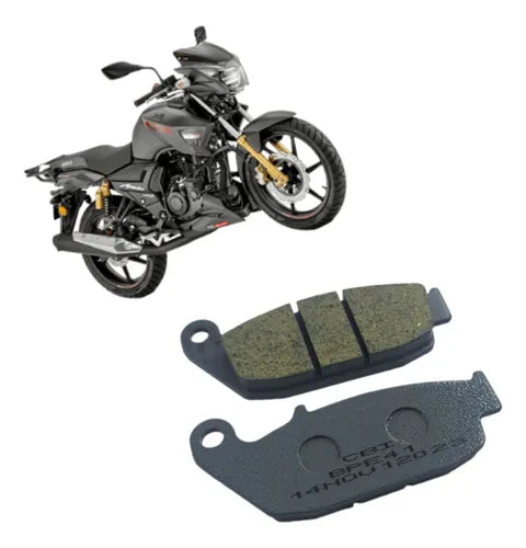Pastillas de Freno Trasero TVS APACHE RTR 180-AK180 TTR/TTX