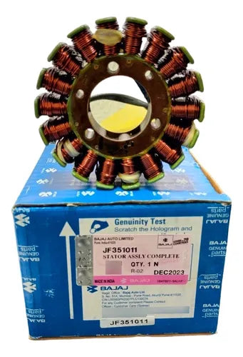 ESTATOR MAGNETO MOTO DOMINAR 400 BAJAJ ORIGINAL REFERENCIA JF351011