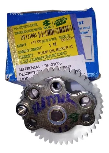 Bomba de Aceite Bajaj Platina 100 Boxer CT100 Original Referencia DF121003