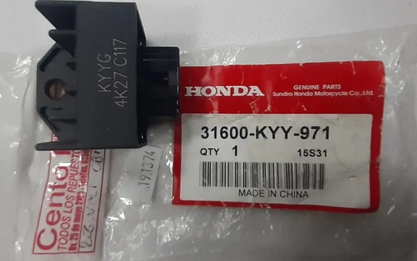 RECTIFICADOR REGULADOR CORRIENTE HONDA CB1 - GL125 ORIGINAL REFERENCIA 31600-KYY-971