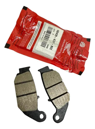 PASTILLAS DE FRENO POSTERIOR HONDA CBF150-CB160F-XRE190-XR300 ORIGINAL REFERENCIA 06435-KSP-B02