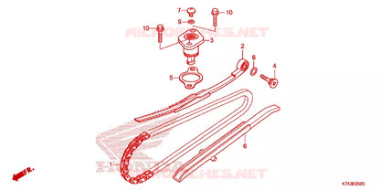 TENSOR CADENILLA AUTOMATICO HONDA NAVI 110 ORIGINAL REFERENCIA 14520-KZK-D21