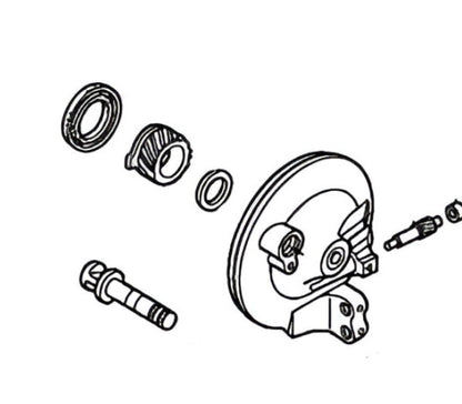 PIÑONES (ENGRANAJE) VELOCIMETRO HONDA DIO 110 ORIGINAL REFERENCIA 44820-KWP-900
