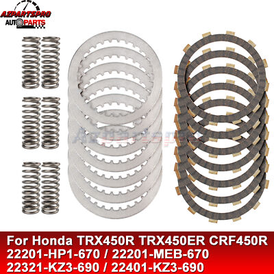 Set Disco Embrague Honda TRX450R TRX450ER CRF450R Referencia 22201-HP1-670